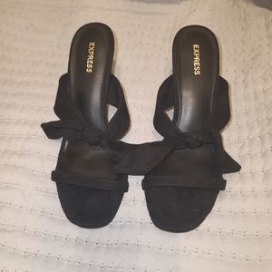 Express black heels